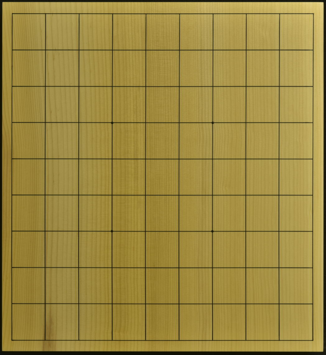 卓上将棋盤 本榧（日本産）一枚板 t6870 : 三輪碁盤店 - 通販