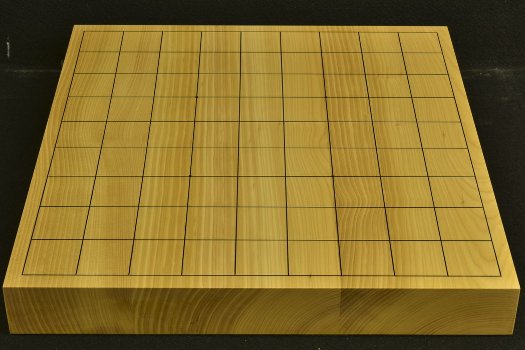卓上将棋盤 本榧（日本産）3枚接合 t6873 : 三輪碁盤店 - 通販 - Yahoo