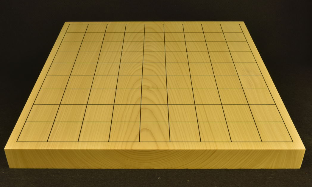 新榧　5寸 将棋盤 本榧 柾目 4寸5分