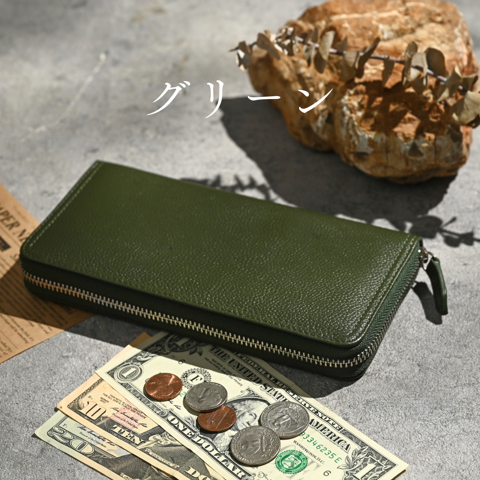 LAZZARO ＼ 爆買 セール／ 財布 メンズ 長財布 本革 レザー ラウンド