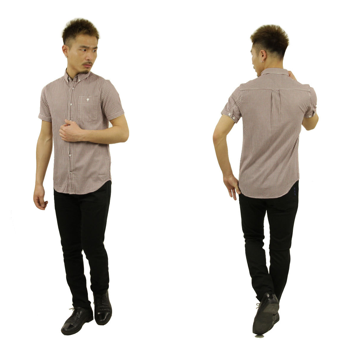 コミューン シャツ メンズ 正規販売店 COMUNE 半袖シャツ ボタンダウンシャツ PHILIP CM-W10061 クリスマス プレゼント ラッピング コミューン シャツ メンズ 正規販売店 COMUNE 半袖シャツ ボタンダウン