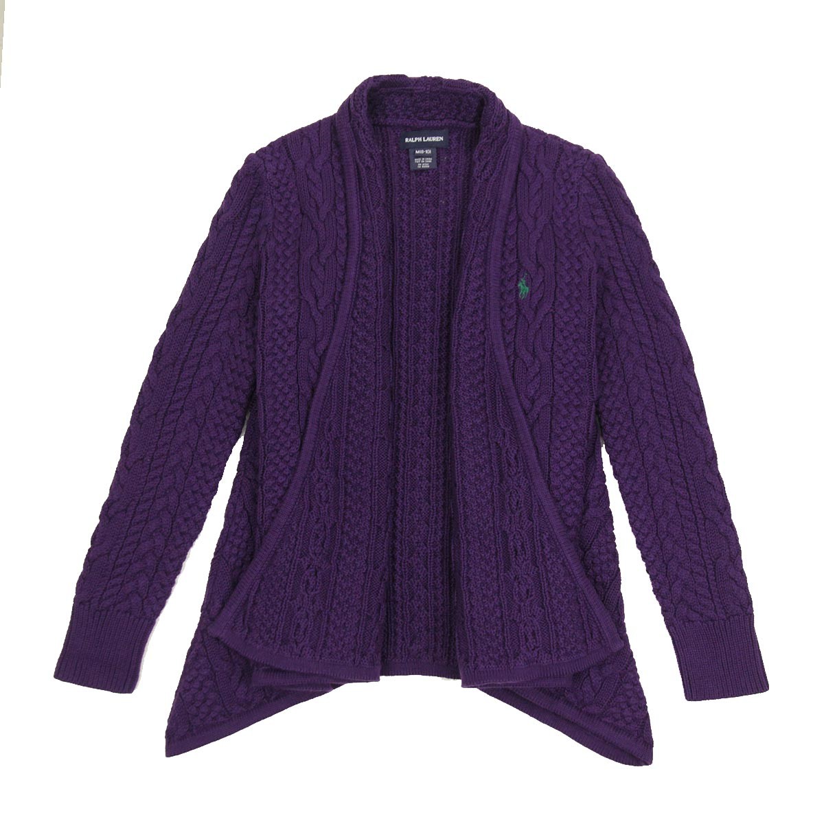 ポロラルフローレンキッズ POLO RALPH LAUREN CHILDREN 正規品 子供服 ガールズ カーディガン Aran-Knit Cotton Cardigan #24037206