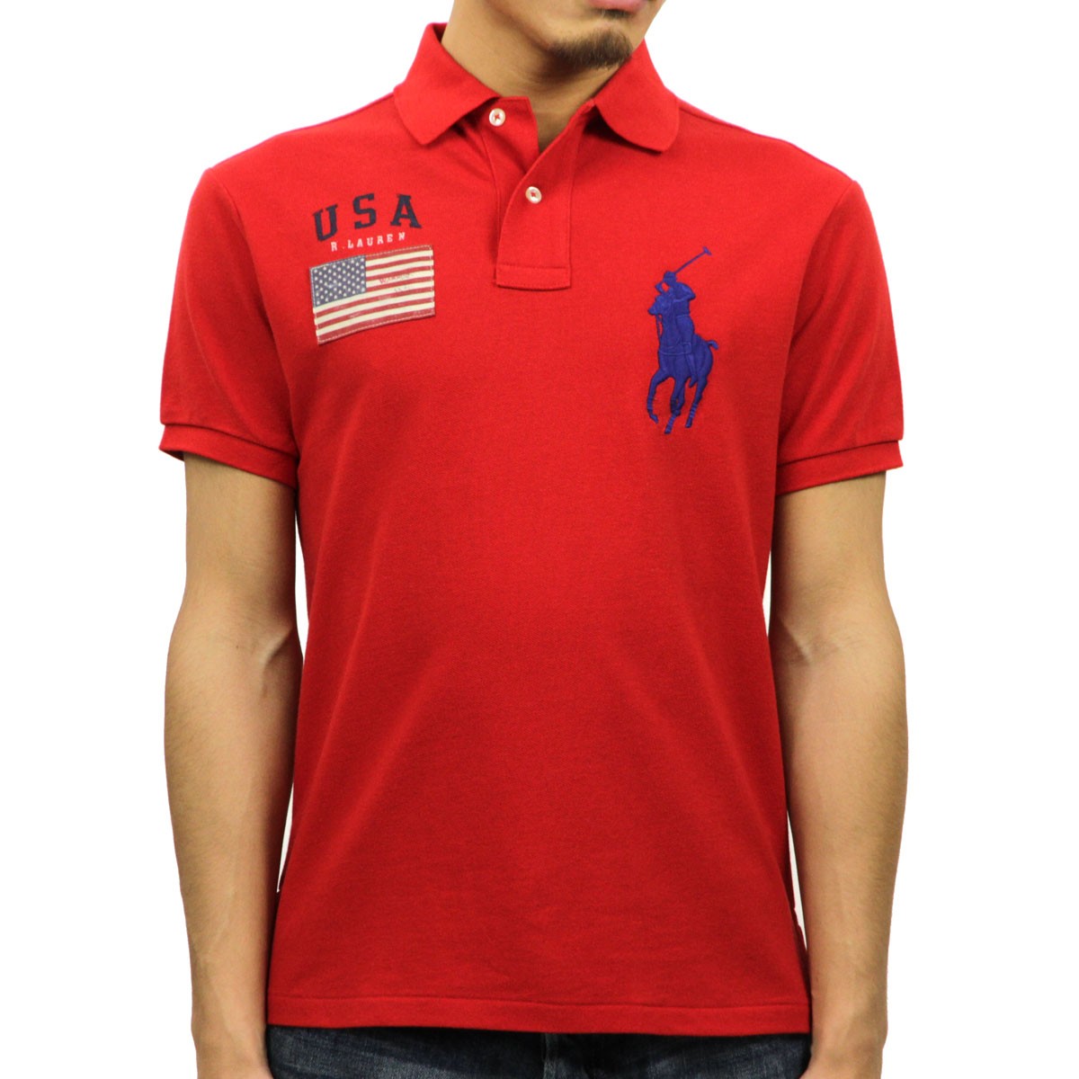ポロ ラルフローレン メンズ POLO RALPH LAUREN 正規品 ポロシャツ USA FLAG BIG PONY  :4070180511:ブランド品インポートセレクトショップMIXON - 通販 - Yahoo!ショッピング