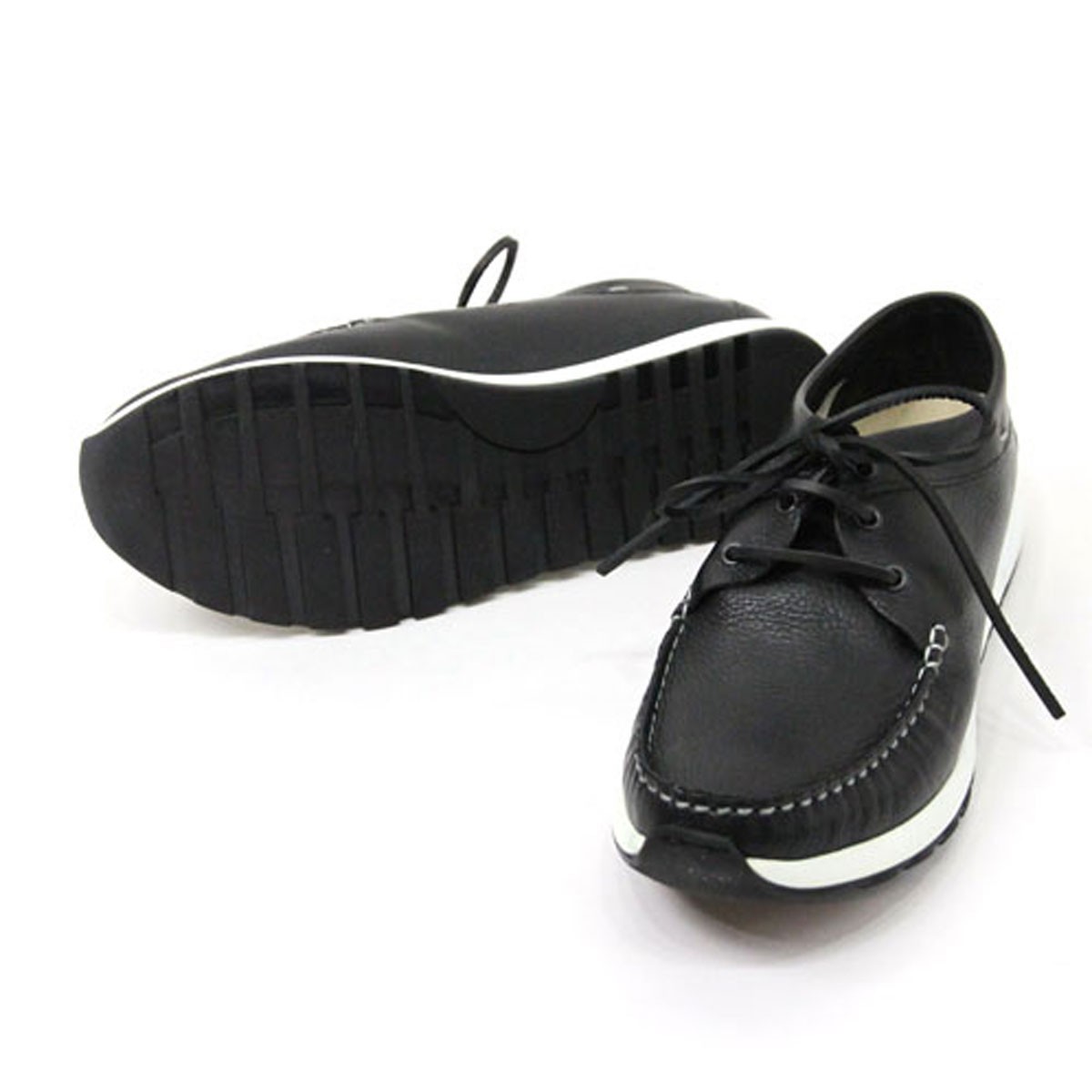 ワンダーシューズ WANDER SHOES モカシン MOCCASIN SHOES (LEATHER BLACK)