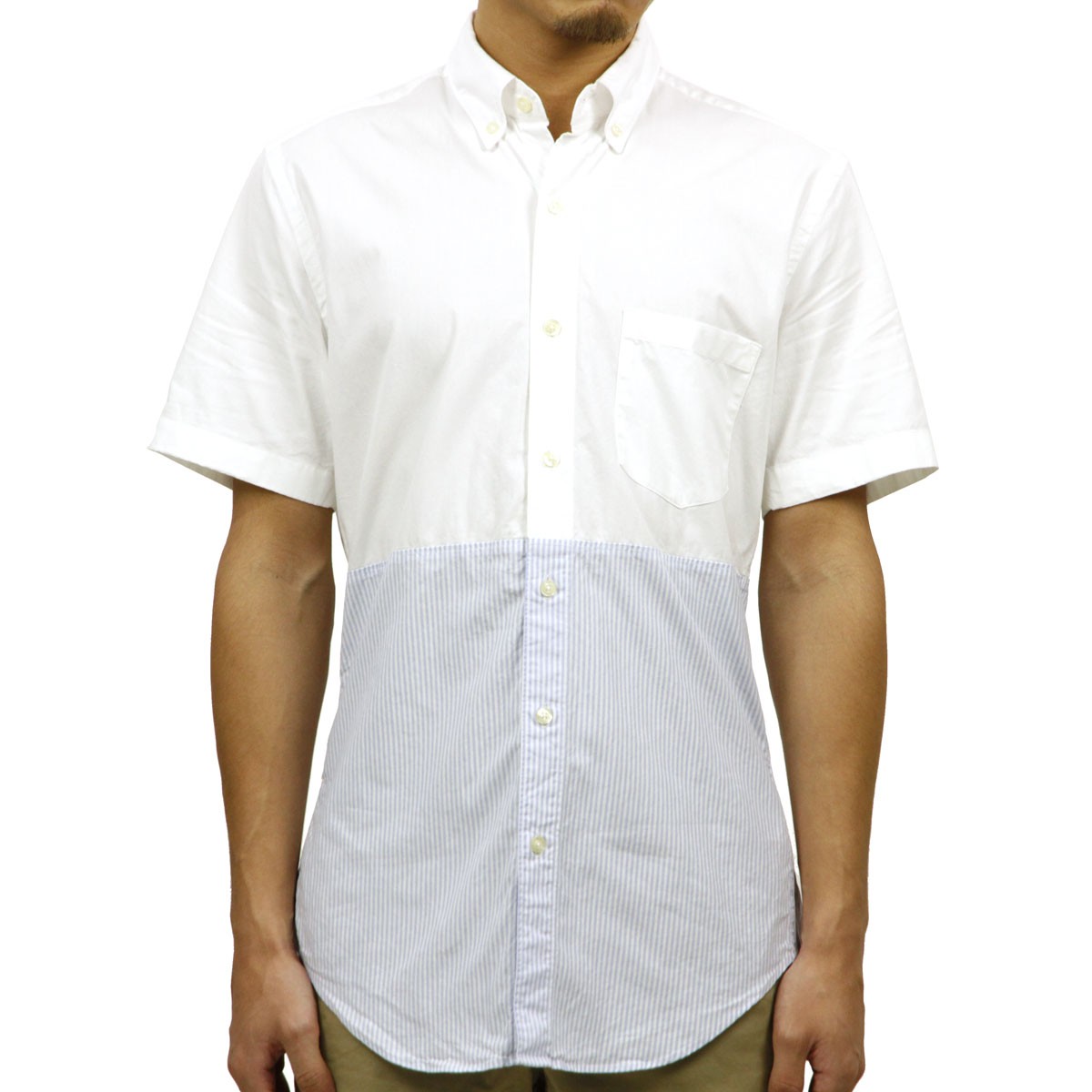 ジェイクルー シャツ メンズ 正規品 J.CREW 半袖シャツ SHORT-SLEEVE PIECED OXFORD SHIRT D20S30 クリスマス プレゼント ラッピング J.CREW（ジェイクルー） 40%OFFセール 【販売期間 1/11 0:00〜1/11 23