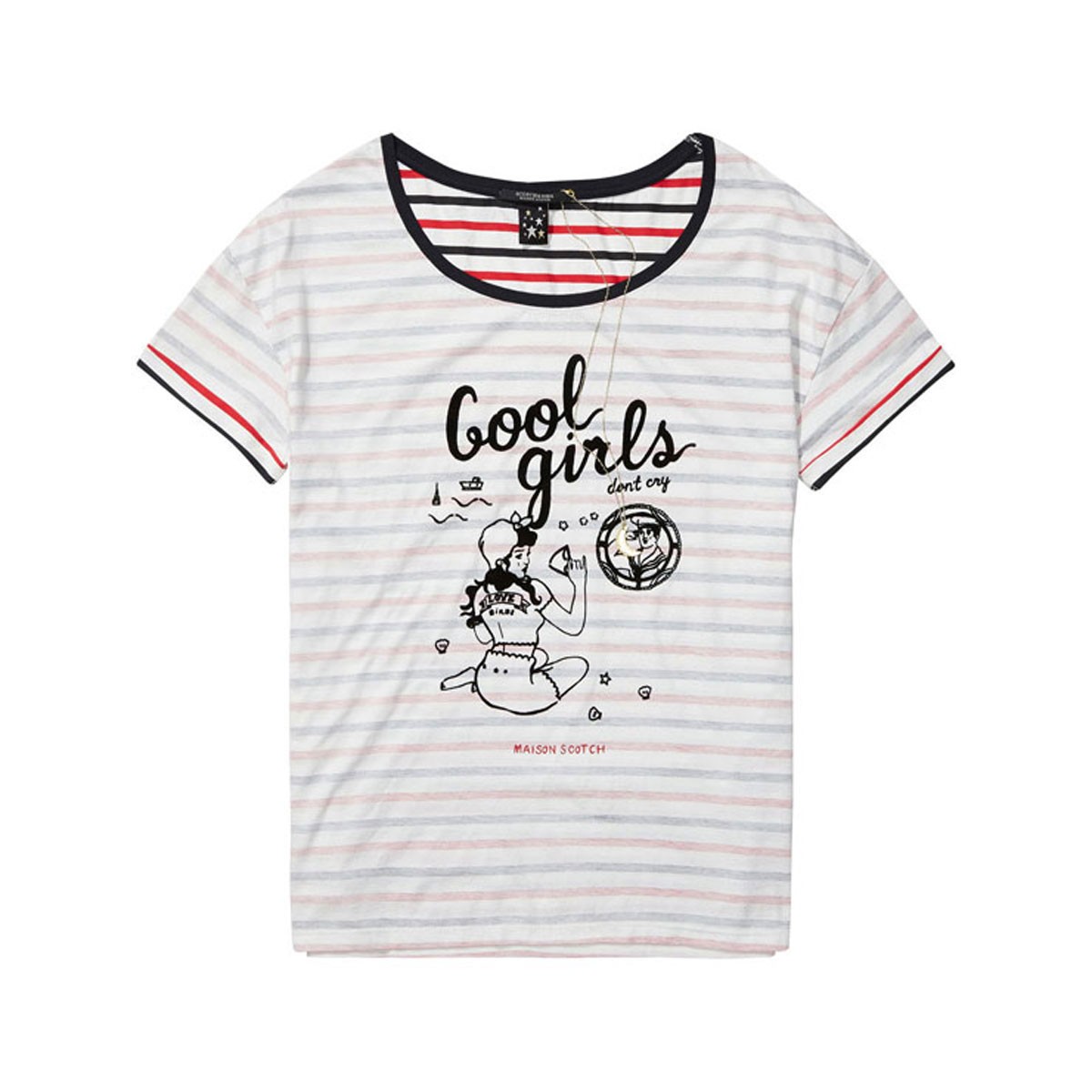 メゾンスコッチ MAISON SCOTCH 正規販売店 レディース 半袖Tシャツ Maison 'love' series 楽天市場】メゾンスコッチ MAISON SCOTCH 正規販売店 レディース