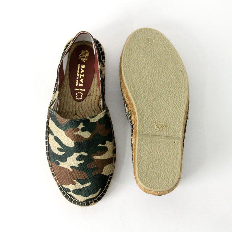 SALVI サルヴィ シューズ 正規販売店 エスパドリーユ ESPADRILLE SHOES エスパドリーユ シューズ 44-17 CAMUFAGE