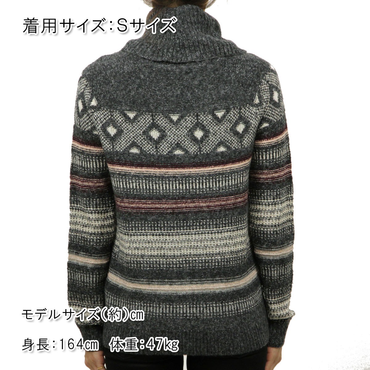 ホリスター レディース HOLLISTER 正規品 セーター Patterned Cowl Neck Sweater 35 Hollister ホリスター レディース HOLLISTER 正規品 セーター