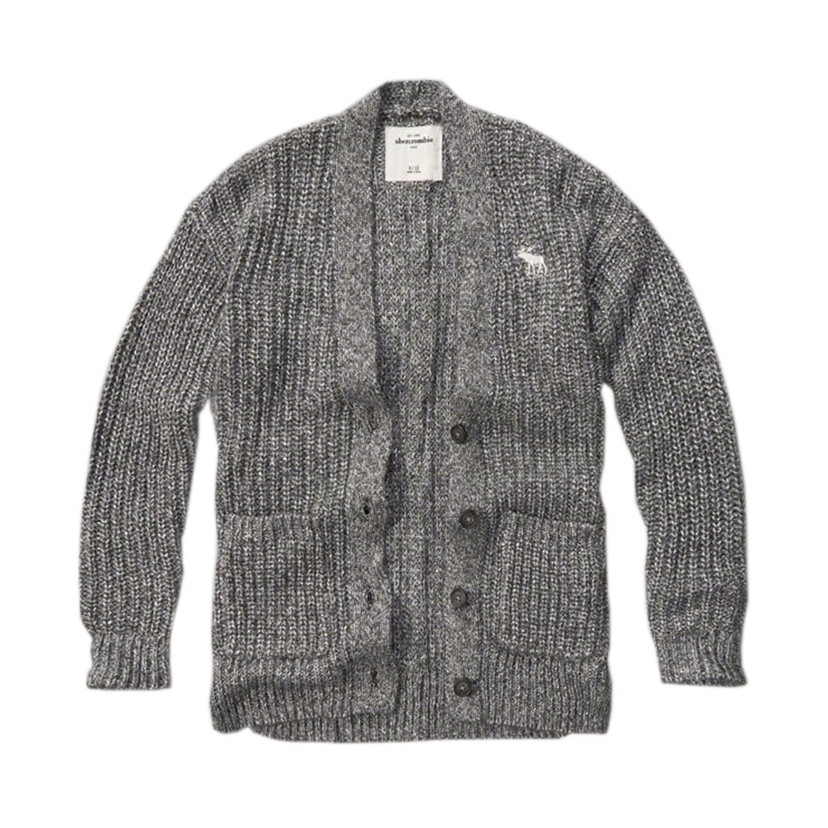 アバクロキッズ AbercrombieKids 正規品 子供服 ガールズ カーディガン iconic shaker-stitch sweater 250-755-0315-010