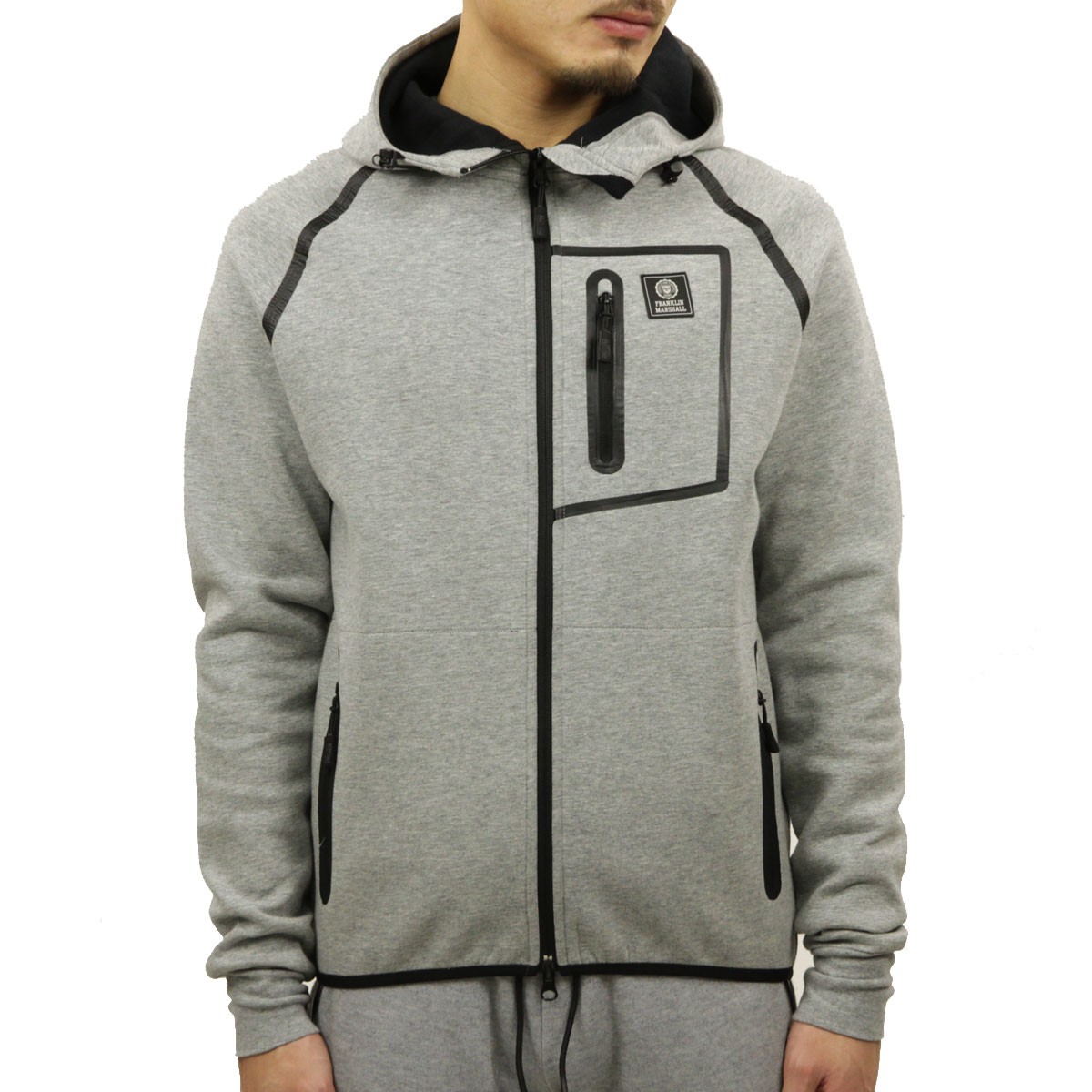 フランクリン マーシャル パーカー メンズ 正規販売店 FRANKLIN＆MARSHALL ジップアップパーカー ZIP UP HOODIE  クリスマス プレゼント ラッピング FRANKLIN & MARSHALL（フランクリンマーシャル） パーカー メンズ 正規