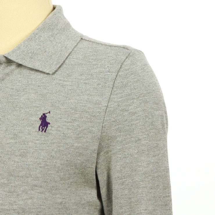 ポロラルフローレンキッズ POLO RALPH LAUREN CHILDREN 正規品 子供服 ガールズ 長袖ポロシャツ STRETCH MESH LONG-SLEEVE POLO 99493666