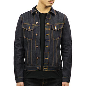 Nudie Jeans Co コーティングデニムジャケット ブラック 黒 Nudie Jeans（ヌーディージーンズ） 【ボーナスストア 誰でも+5% 6/7 0