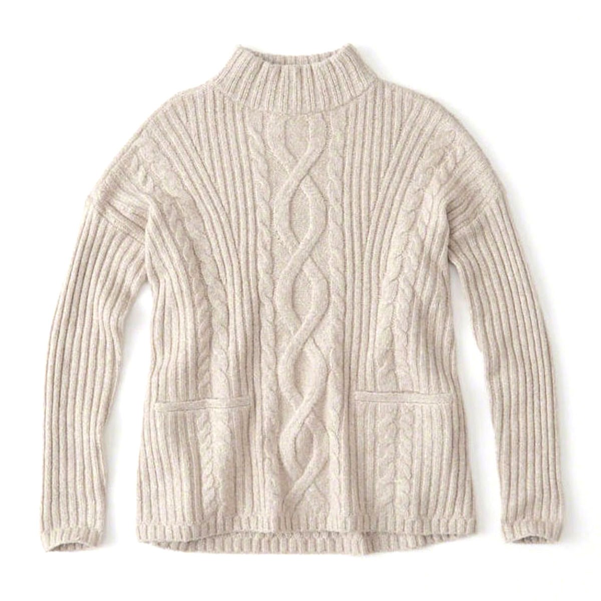 アバクロ レディース Abercrombie＆Fitch 正規品 セーター BOXY CABLE TURTLENECK S Abercrombie&Fitch アバクロ レディース Abercrombie＆Fitch