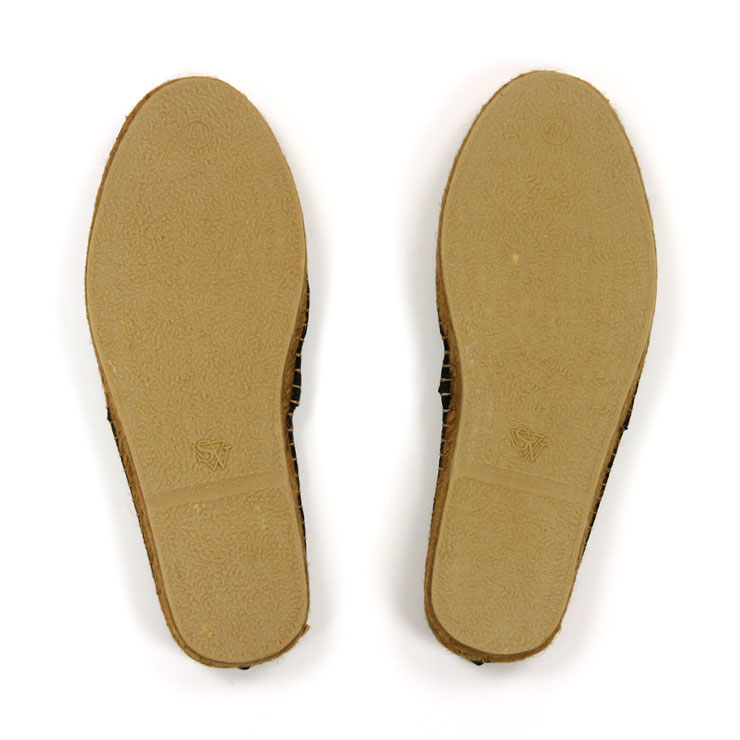 サルヴィ SALVI  シューズ 正規販売店 エスパドリーユ ESPADRILLE SUEDE PP SHOES エスパドリーユ スエードシューズ 44-46PP NEGRO BLACK