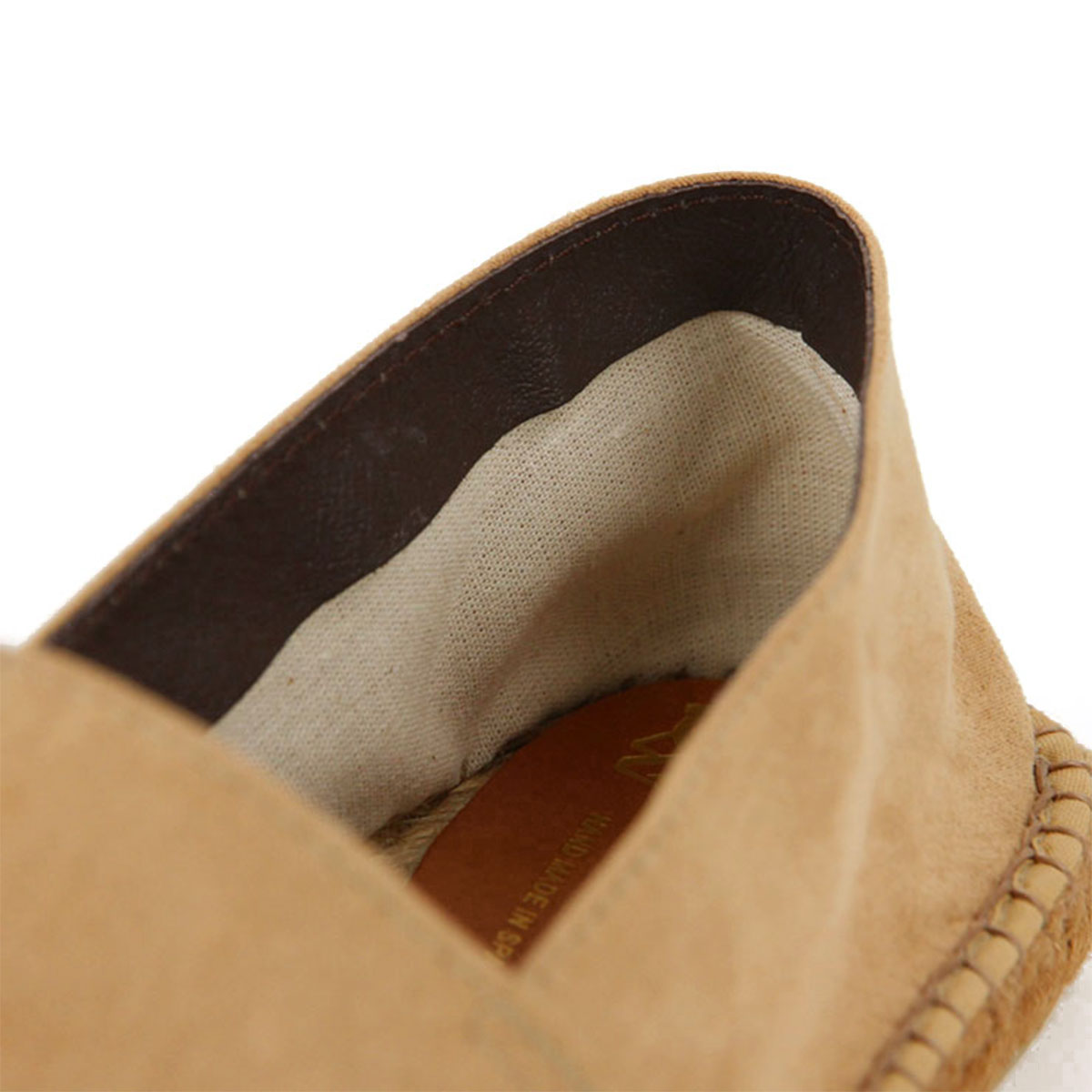 サルヴィ SALVI シューズ 正規販売店 エスパドリーユ ESPADRILLE SUEDE PP SHOES エスパドリーユ スエードシューズ 44-46PP BEIGE