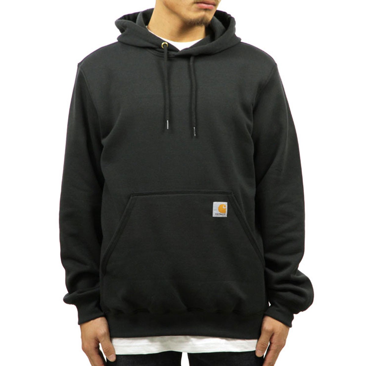 カーハート パーカー メンズ CARHARTT 正規品 ミッドウェイト 裏起毛 プルオーバー MIDWEIGHT 10.5oz HOODED SWEATSHIRT K 父の日 プレゼント ラッピング｜mixon｜04