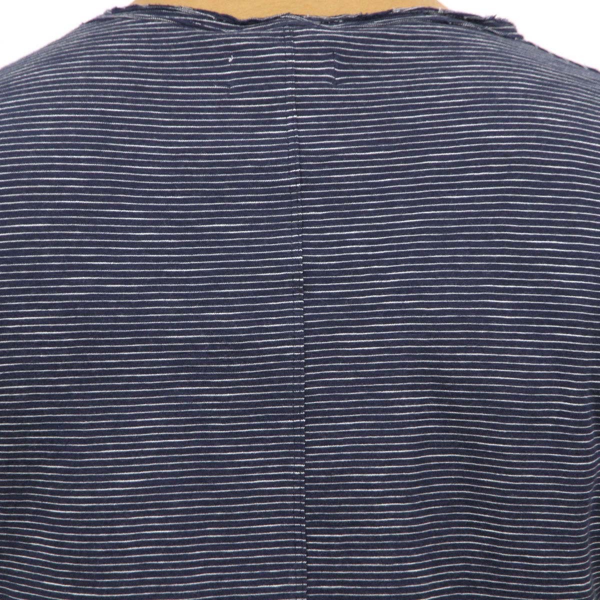 ディストレス DSTREZZED 正規販売店 メンズ 半袖Tシャツ V-NECK S/S IRREGULAR STRIPE TEE 202264 69 NAVY