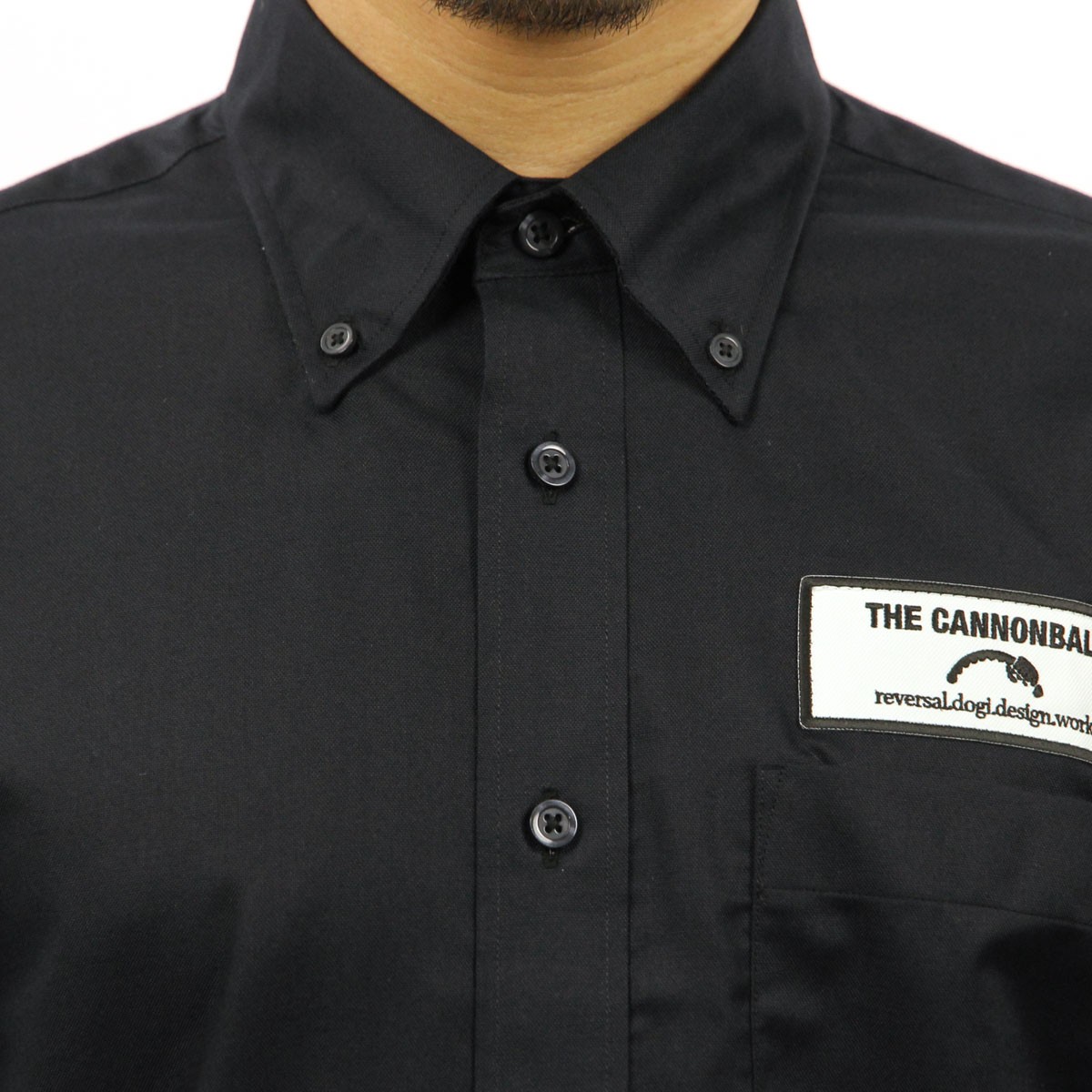 リバーサル シャツ メンズ 正規販売店 REVERSAL rvddw  長袖シャツ CANNONBALL PIT SHIRTS rv17aw020 BLACK クリスマス プレゼント ラッピング reversal（リバーサル） シャツ メンズ 正規販売店 REVERSAL rvddw