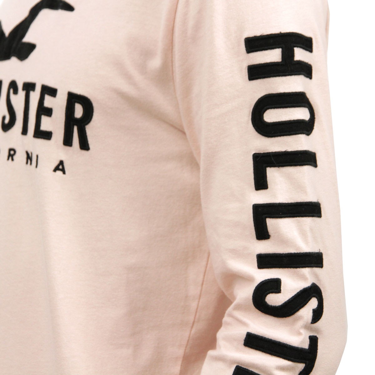 2061新品☆HOLLISTER ホリスター☆ヴィンテージロンT☆白☆L 