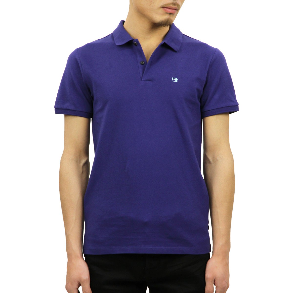 スコッチアンドソーダ SCOTCH＆SODA 正規販売店 メンズ ワンポイント 半袖ポロシャツ CLASSIC CLEAN PIQUE POLO 142733 54479