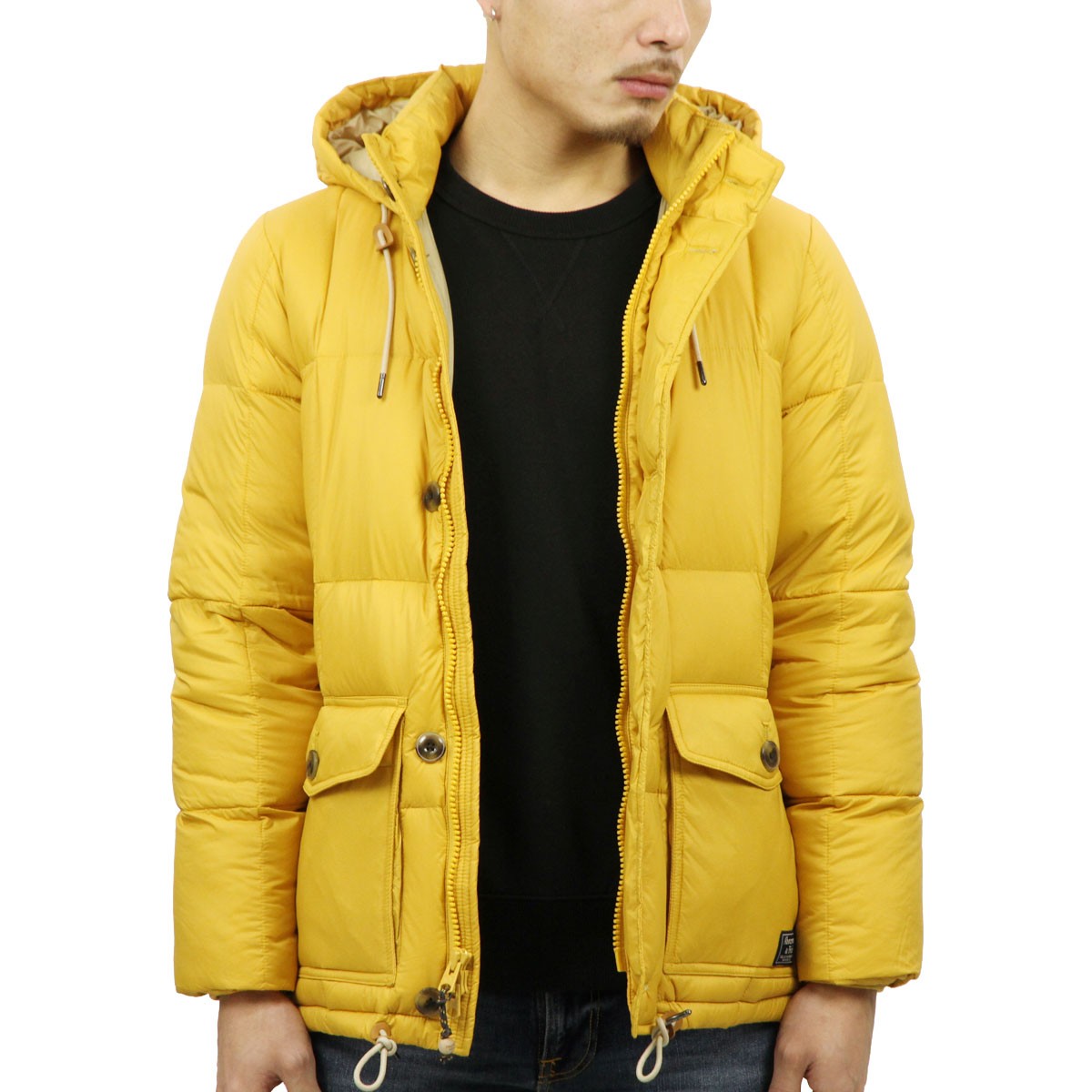 アバクロ アウター メンズ 正規品 Abercrombie＆Fitch ジャケット フード付き ダウンジャケット DOWN-FILLED PUFFER  COAT