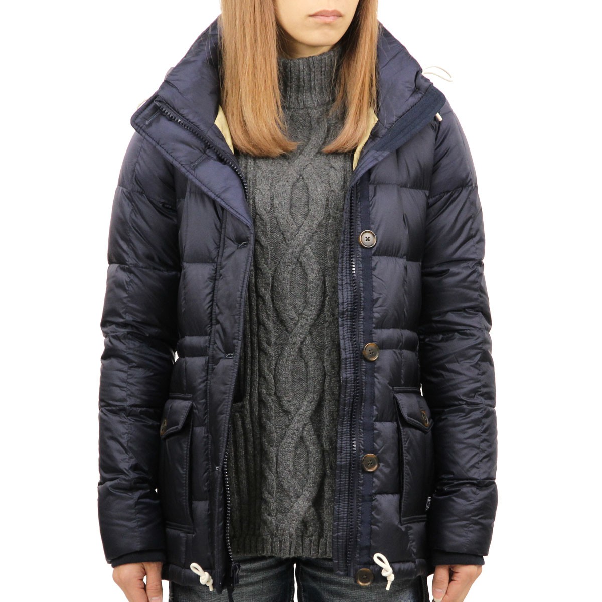 アバクロ アウター レディース 正規品 Abercrombie＆Fitch ジャケット グレイダッグ ダウンコート DOWN-FILLED PUFFER COAT