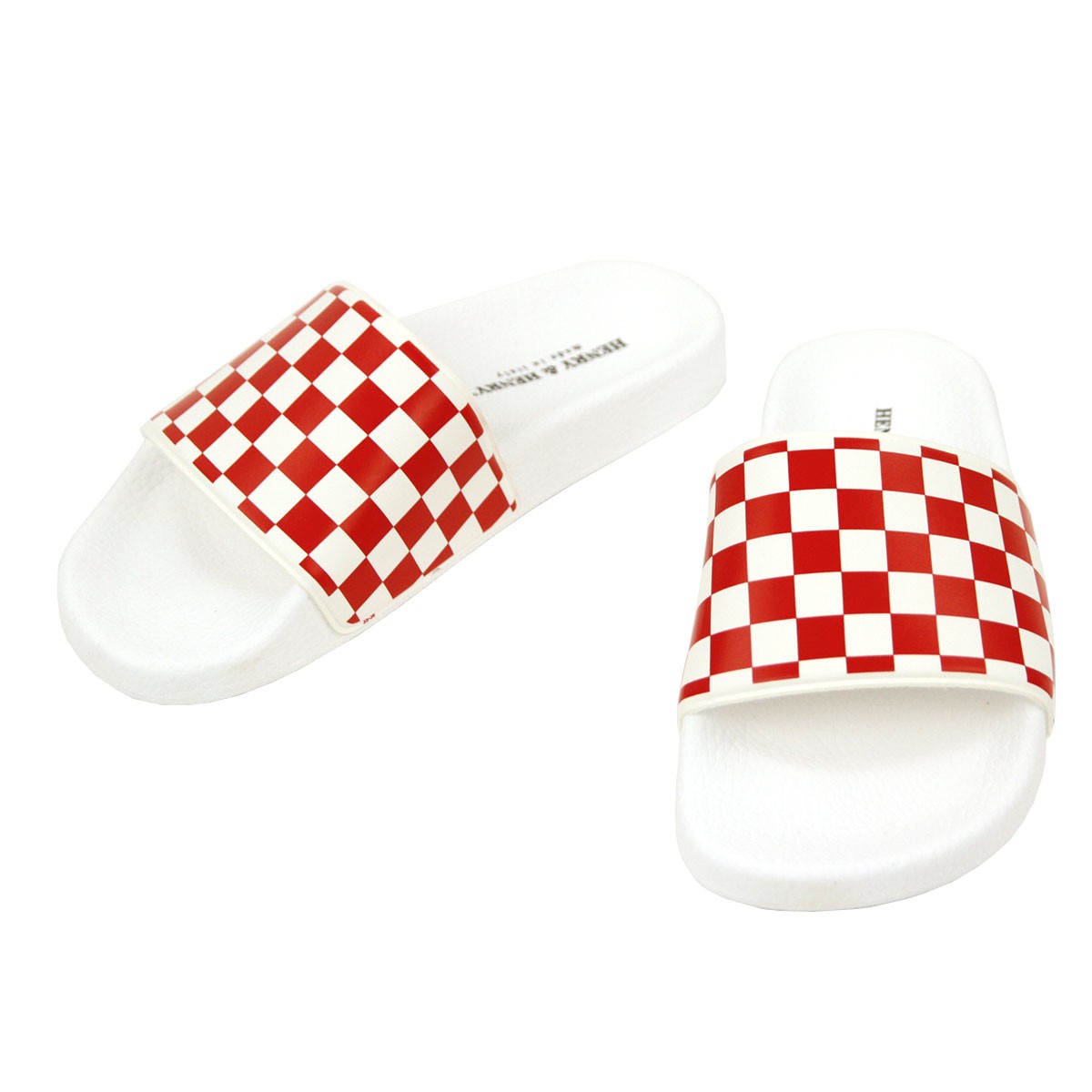ヘンリーアンドヘンリー HENRY＆HENRY 正規販売店 サンダル メンズ レディース シャワーサンダル 180 CHECKER SHOWER SANDAL