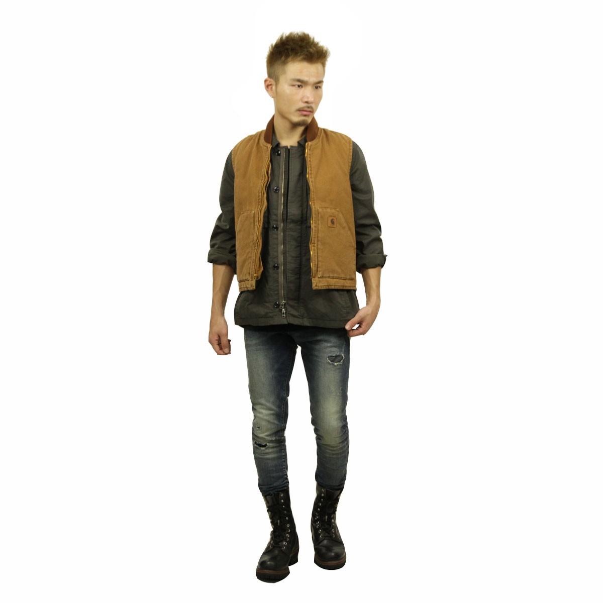 Carhartt（カーハート） ベスト メンズ 正規品 アウター SANDSTONE