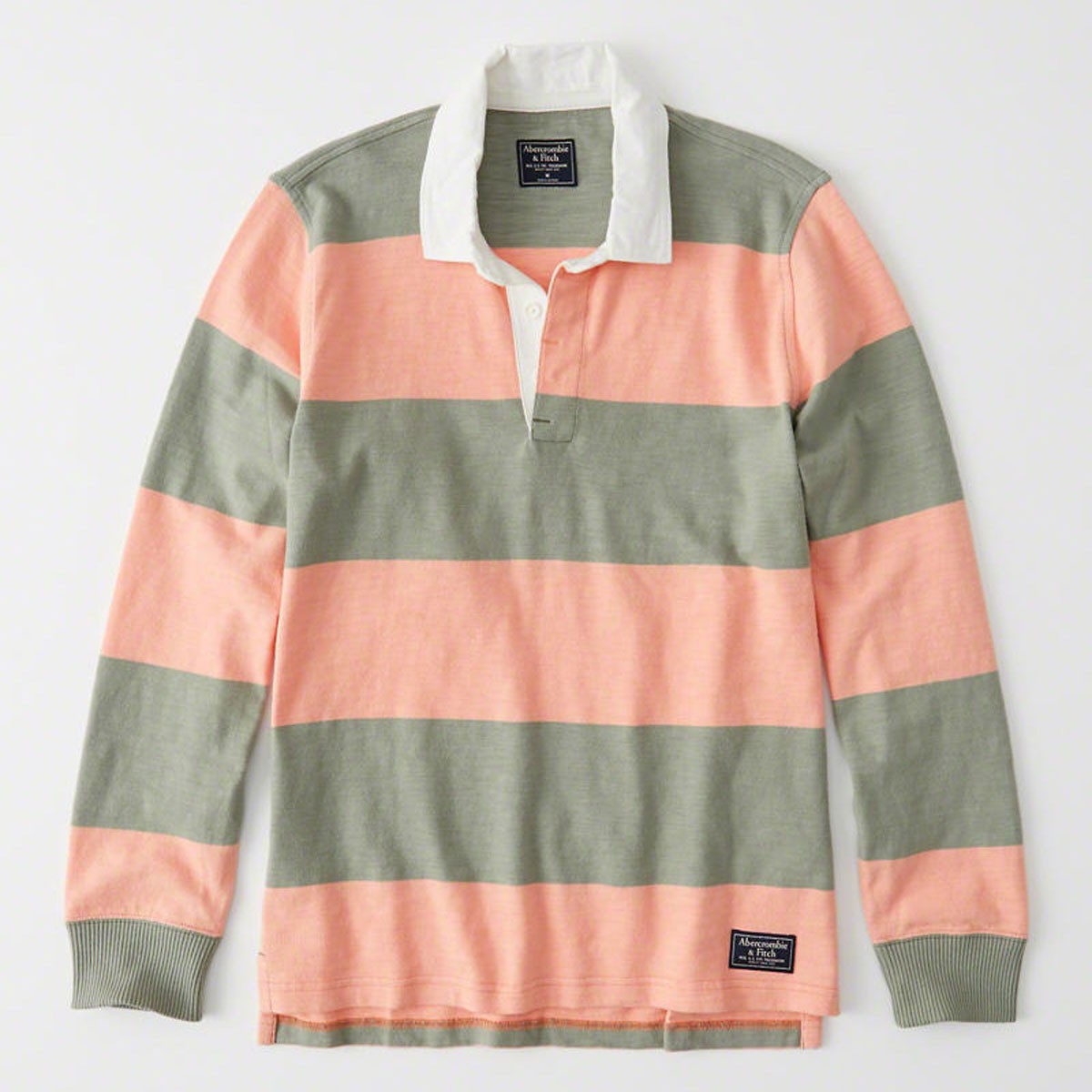 アバクロ Abercrombie＆Fitch 正規品 メンズ 長袖ラガーシャツ RUGBY POLO 124-227-0541-330