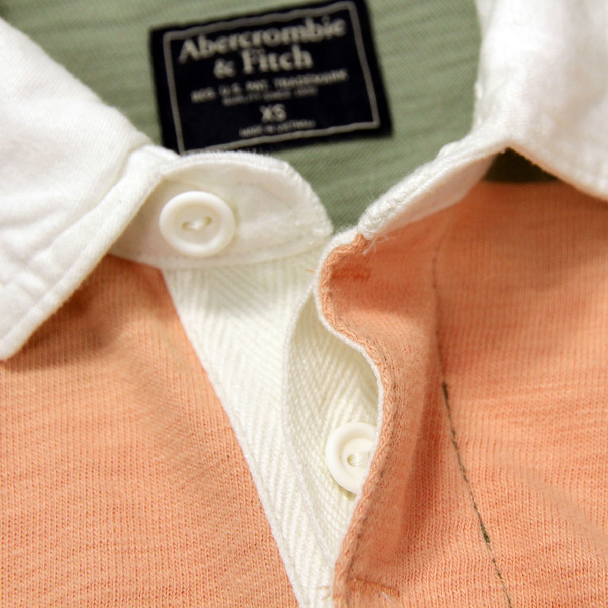 アバクロ Abercrombie＆Fitch 正規品 メンズ 長袖ラガーシャツ RUGBY POLO 124-227-0541-330