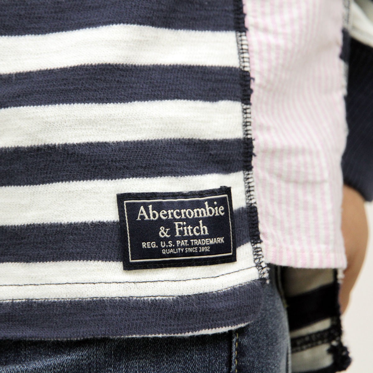 アバクロ Abercrombie&Fitch 正規品 メンズ 長袖ラガーシャツ RUGBY POLO 124-227-0527-200