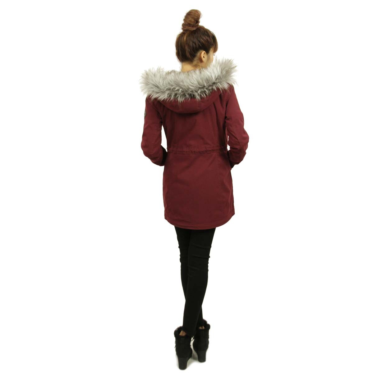 20%OFFクーポンセール 【利用期間 12/13 0:00〜12/19 9:59】 ホリスター アウター レディース 正規品 HOLLISTER ジャケット フードロングコート Stretch Faux-Fur-Lined Parka 344-445-0675-900 クリスマス プレゼント ラッピング Hollister ホリスター アウター レディース 正規品 HOLLISTER