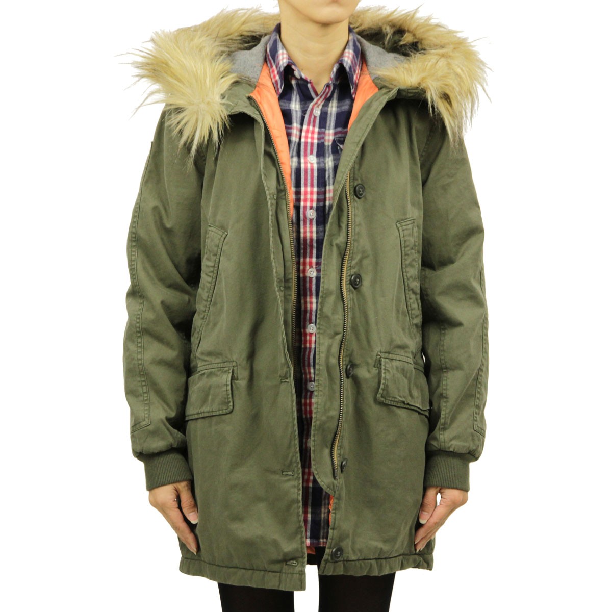 Abercrombie&Fitch アバクロ アウター ファージャケット y2k Abercrombie&Fitch（アバクロンビー&フィッチ） アバクロ ジャケット