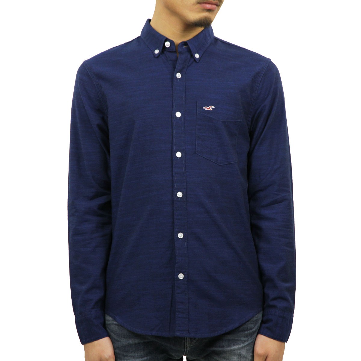 Hollister ホリスター シャツ HOLLISTER 正規品 メンズ ボタン