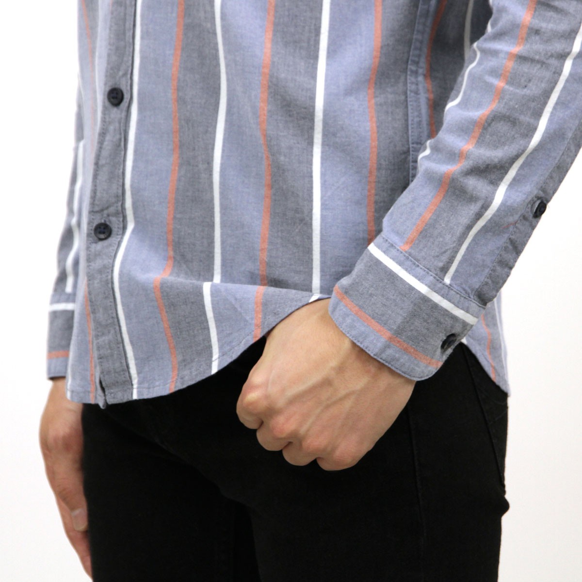 ホリスター HOLLISTER 正規品 メンズ ボタンダウン スリムフィット 長袖シャツ Stretch Poplin Slim Fit Shirt 325259-2128-254 クリスマス プレゼント ラッピング Hollister ホリスター HOLLISTER 正規品 メンズ ボタンダウン スリム