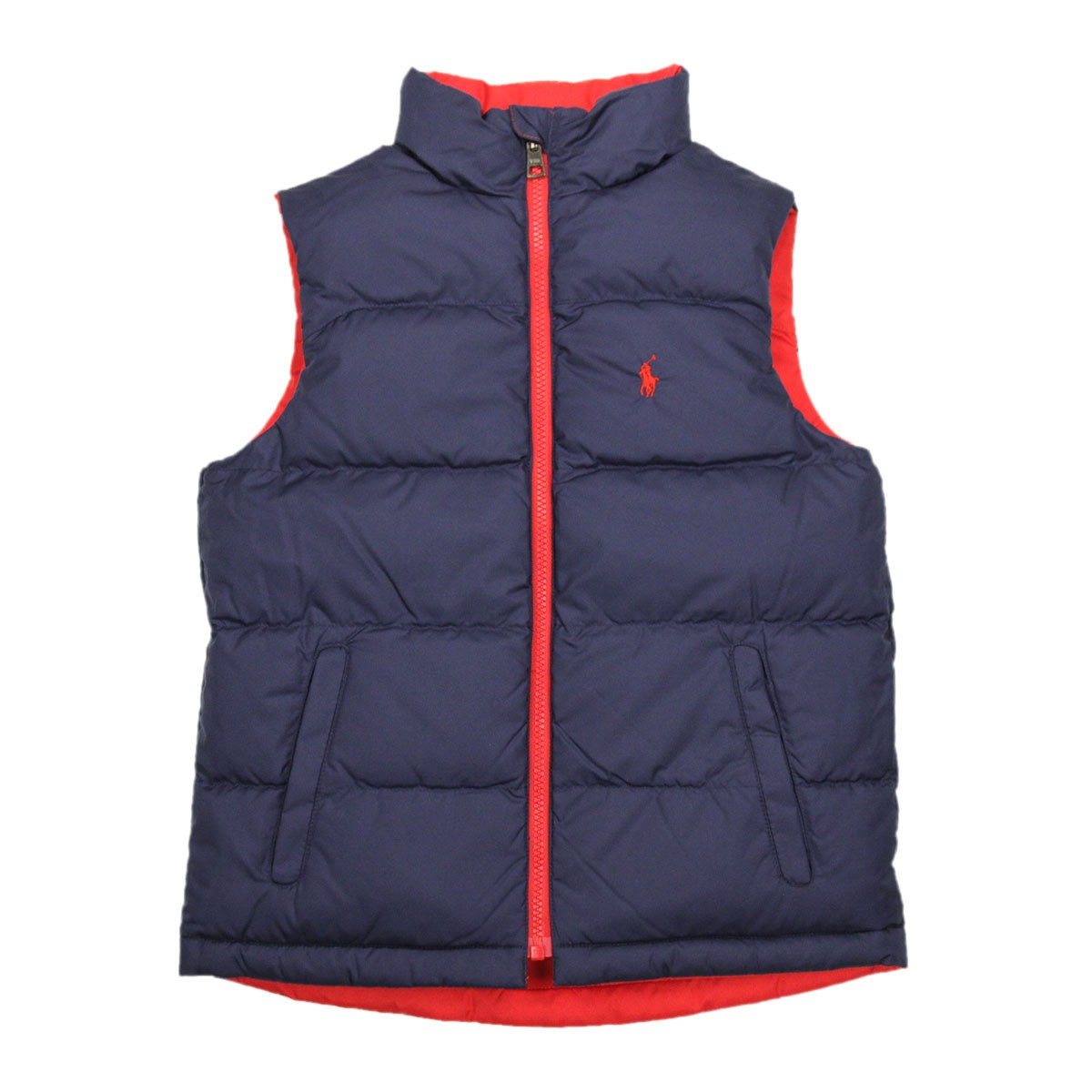新品 子供用 ラルフ ダウン ベスト リバーシブル 6歳120cm Ralph