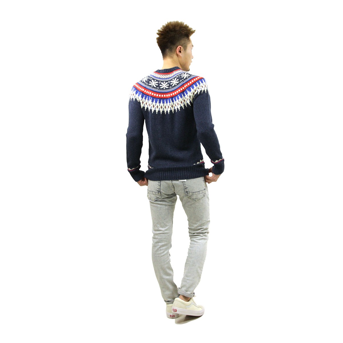 アメリカンイーグル セーター メンズ 正規品 AMERICAN EAGLE クルーネックセーター AE Knit Crew Neck Sweater 1142-1465-410
