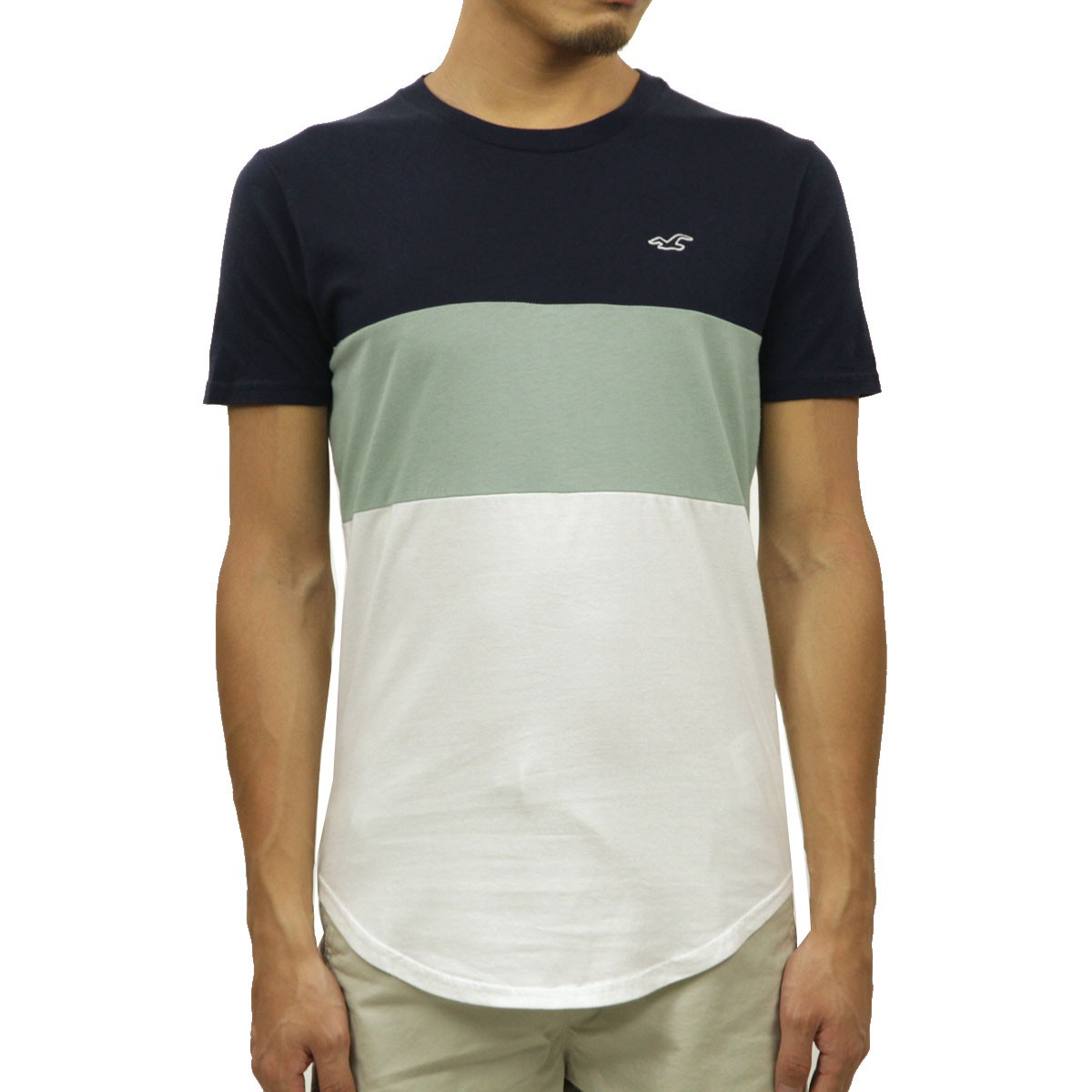 Hollister★半袖 クルーネック ロゴ トップス Tシャツ★3枚組★ ホリスター 半袖Tシャツ クルーネック ロゴ 大きいサイズ
