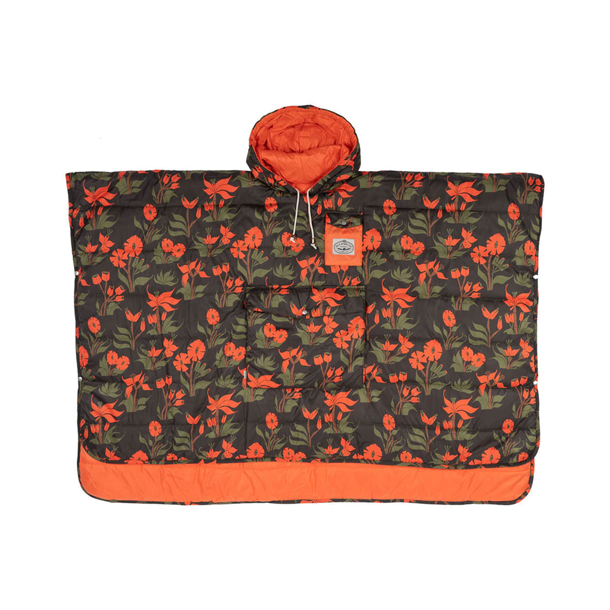 ポーラー　POLER リバーシブル　キャンプ　ブランケット　キャンプ　アウトドア ポーラーの「リバーシブルポンチョ」が冬のマストアイテムだったよ