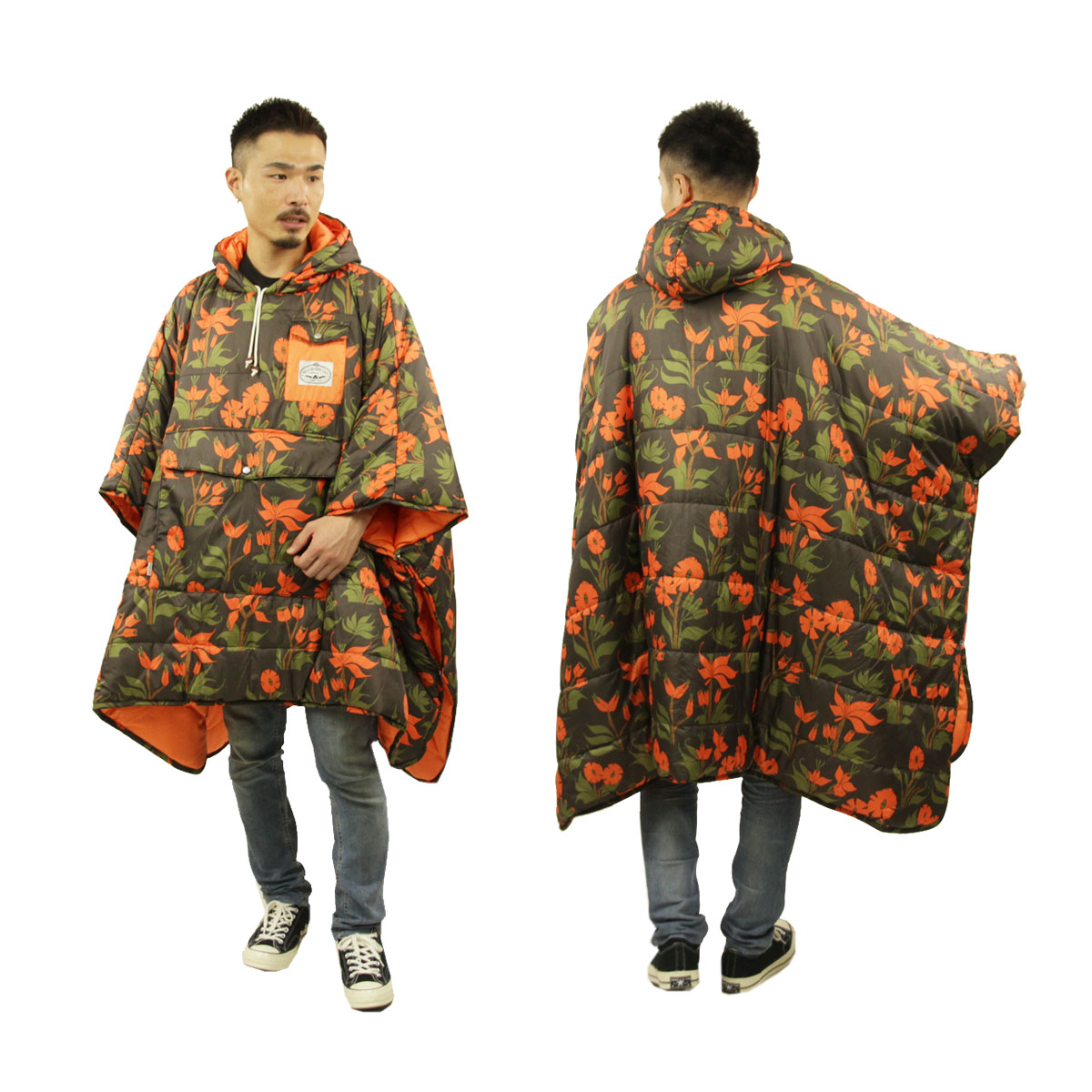 POLeR（ポーラー） ポンチョ 正規販売店 アウトドア リバーシブル