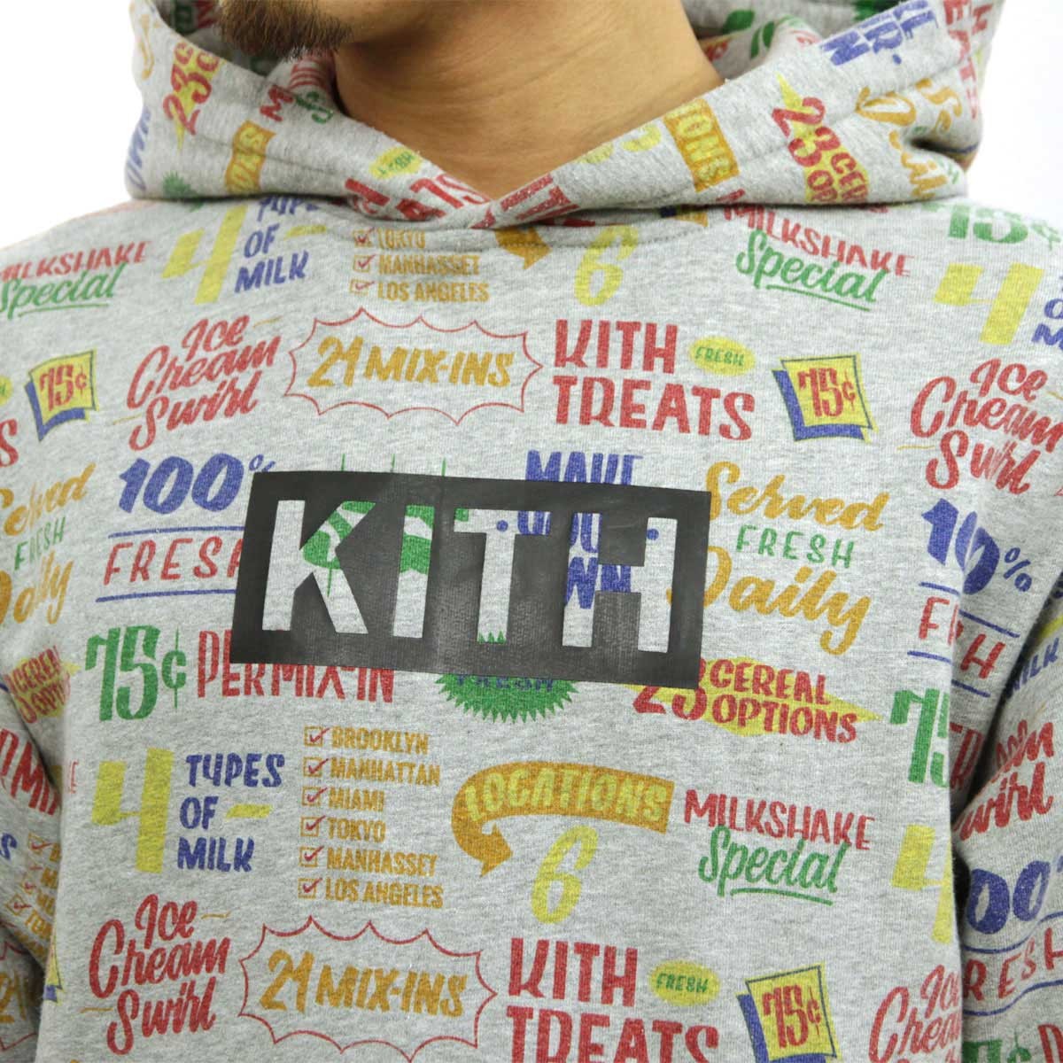 キス パーカー メンズ 正規品 KITH プルオーバーパーカー TREATS