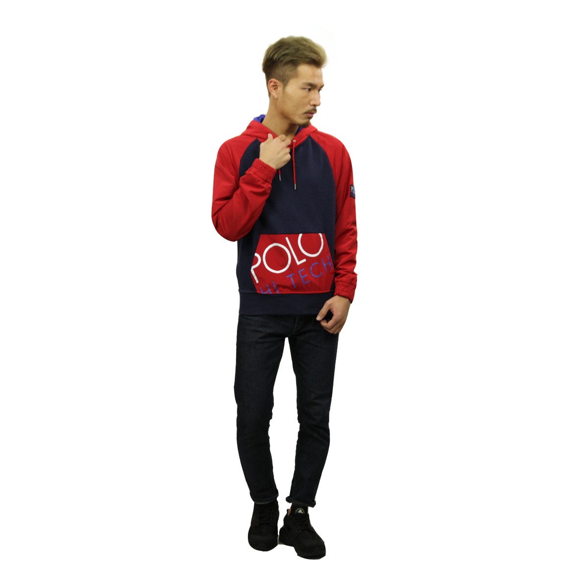 ポロ ラルフローレン HI TECH ナイロン スウェット パーカー　LG ポロ ラルフローレン HI TECH ナイロン スウェット パーカー LG - メルカリ