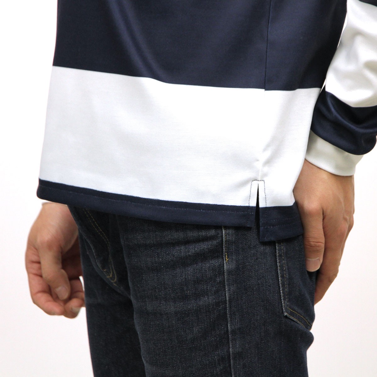 リバーサル REVERSAL 正規販売店 メンズ 長袖ラガーシャツ DRY RUGGER SHIRTS rv19ss023 NAVY