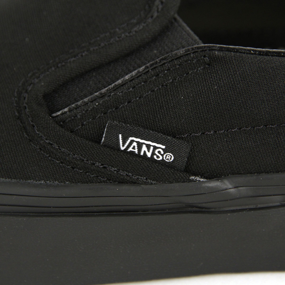 バンズ スリッポン メンズ 正規販売店 VANS シューズ クラシック スリッポン VANS CLASSIC SLIP-ON BLACK/BLACK VN000EYEBKA