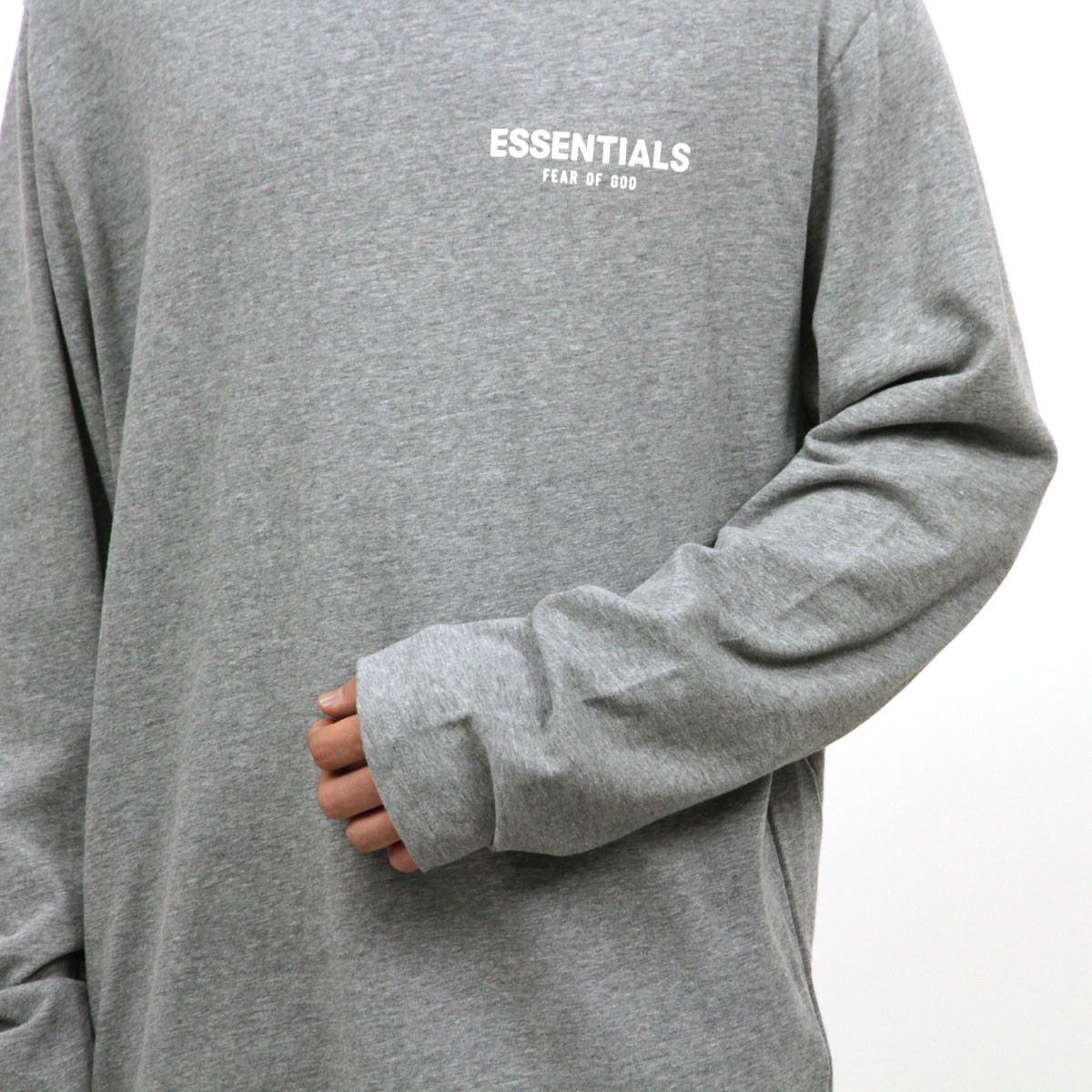 こ*つ様 ESSENTIALS FEAR OF GOD長袖Tシャツ L クルーネ FEAR OF GOD（フィアオブゴッド） fog essentials Tシャツ ロンT