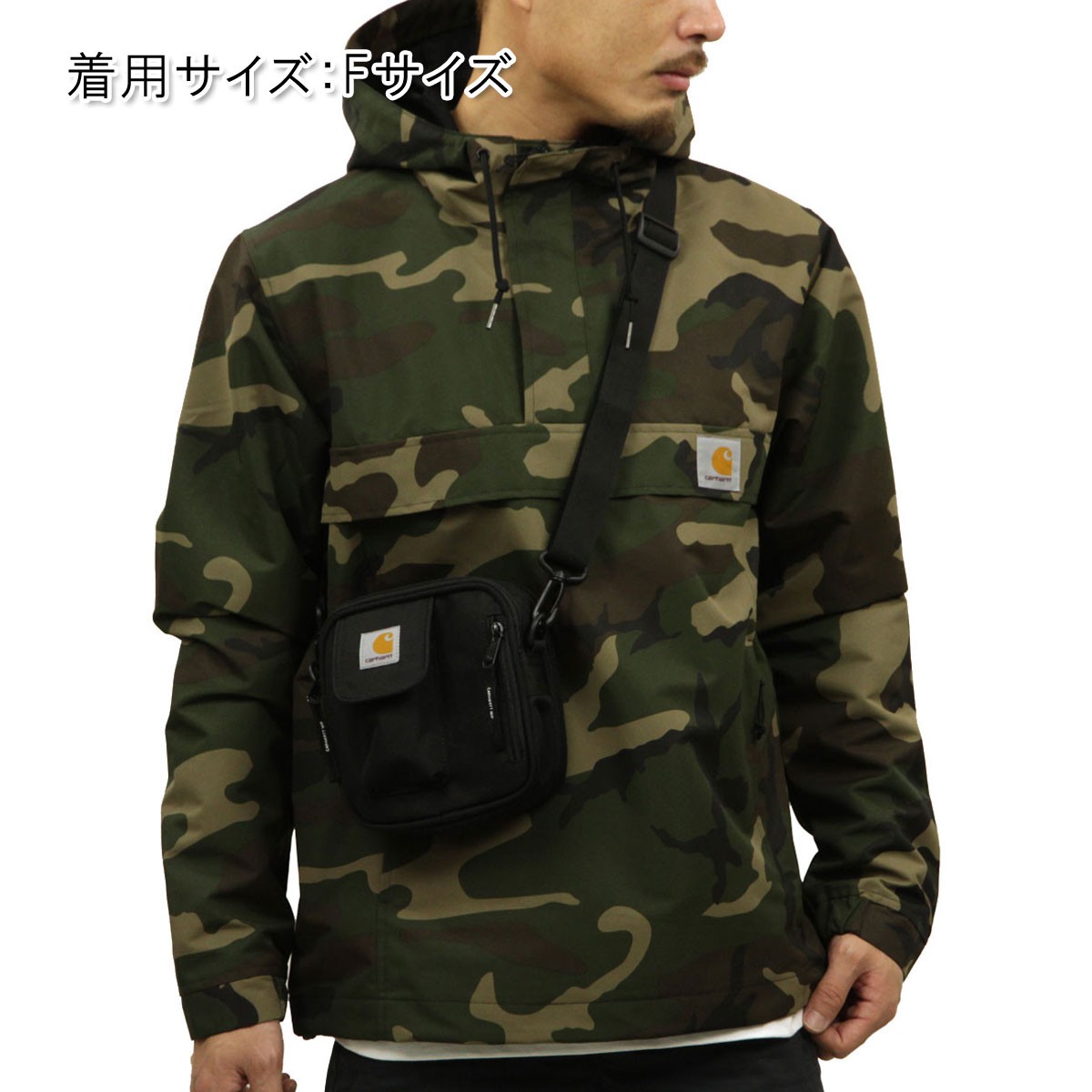ショルダーバッグ CARHARTT WIP Men Shoulder bag Black I031470 89XX Carhartt WIP Essentials Bag I031470.89.XX.06 | OVERKILL