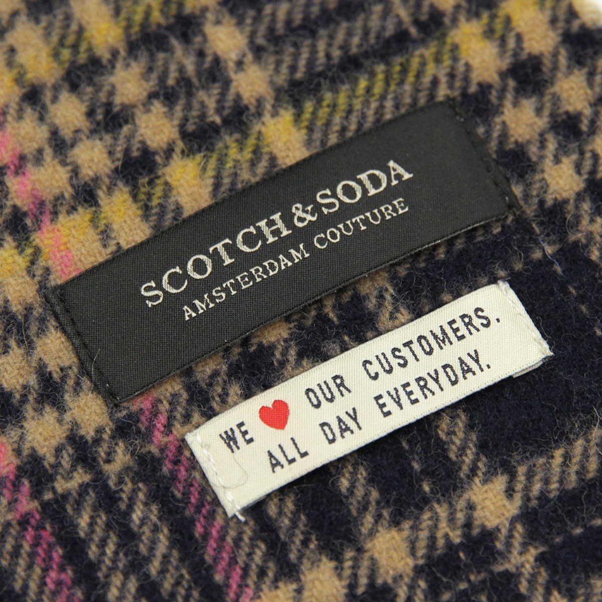 スコッチアンドソーダ マフラー 正規販売店 SCOTCH＆SODA CLASSIC WOOL