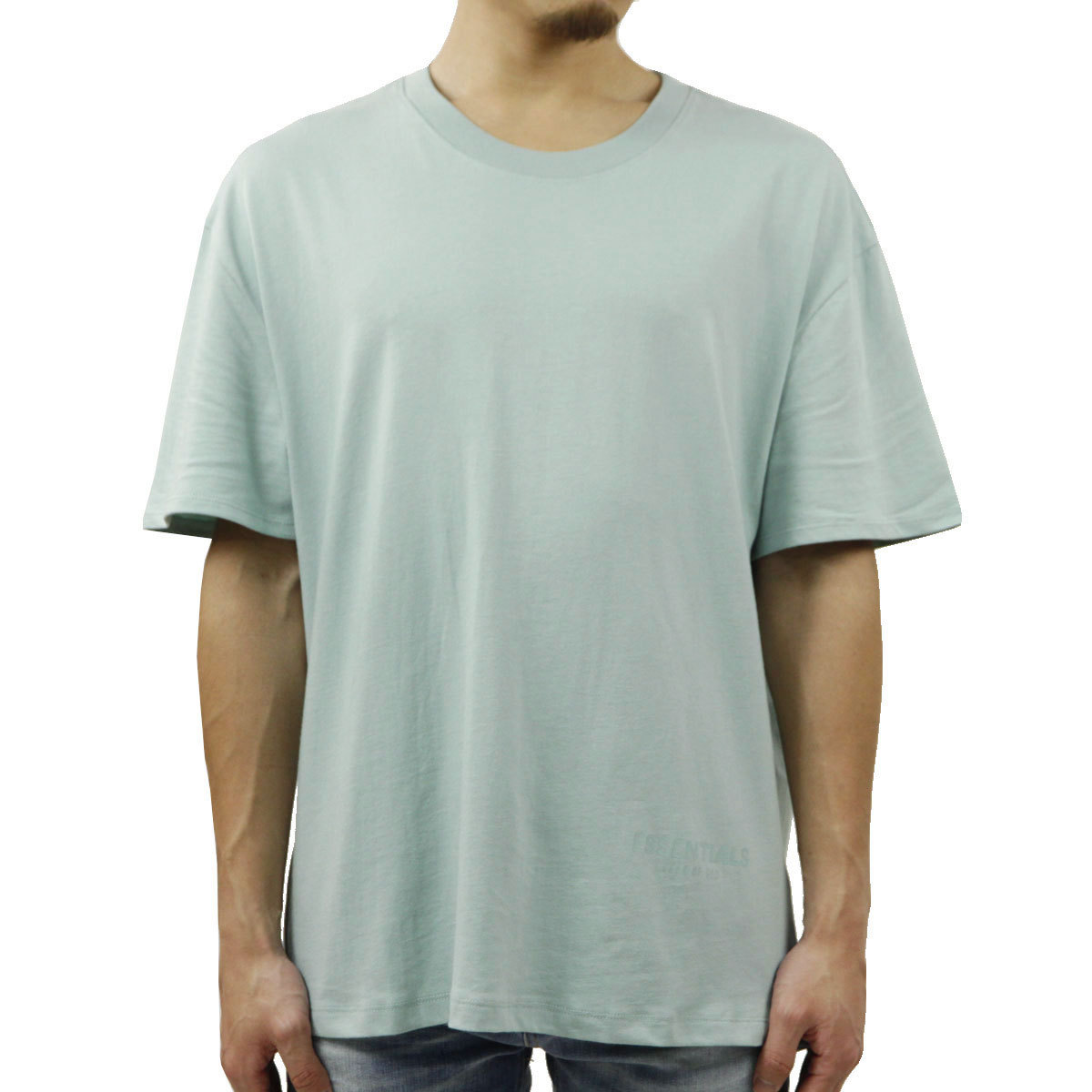 フィアオブゴッド fog essentials Tシャツ メンズ 正規品 FEAR OF GOD エッセンシャルズ 半袖Tシャツ ロゴ クルーネック FOG ESSENTIALS BOXY T-SHIRT