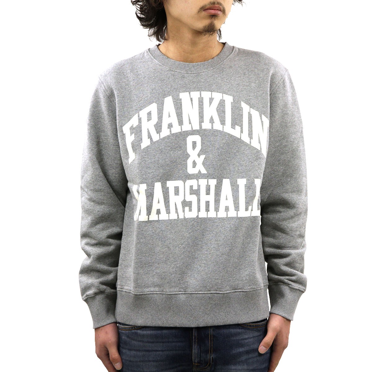 フランクリン マーシャル スウェット メンズ 正規販売店 FRANKLIN＆MARSHALL トレーナー ICON CREW NECK FLEECE  197 FLMF065AN 2197