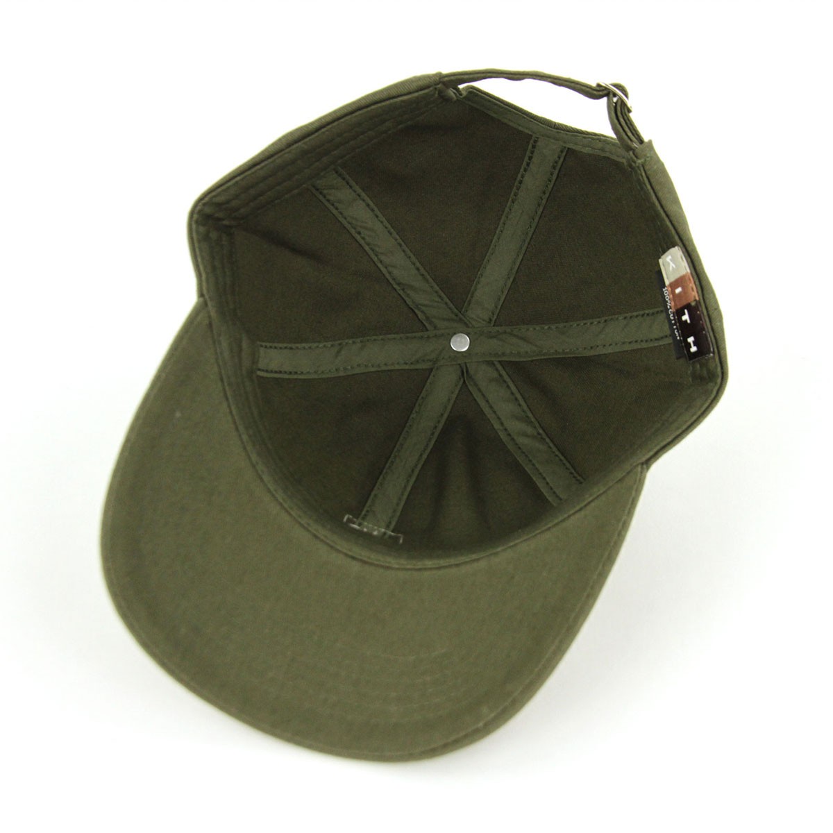 キス キャップ キッズ 正規品 KITH 帽子 ボックスロゴ 子供用 KITH KIDS CLASSIC CAP KHK5032-106 OLIVE